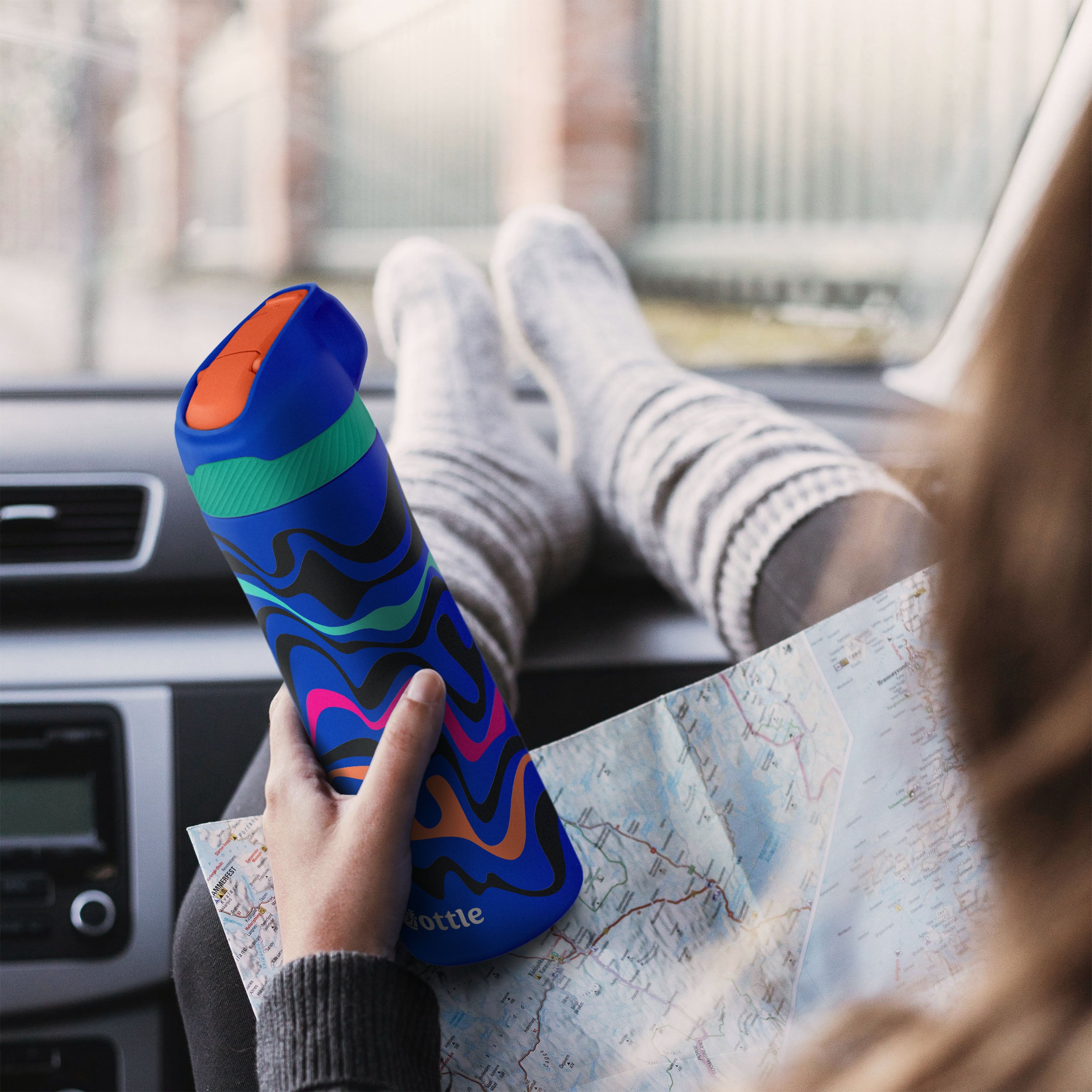 Drippy Trip 19 oz Water Bottle
