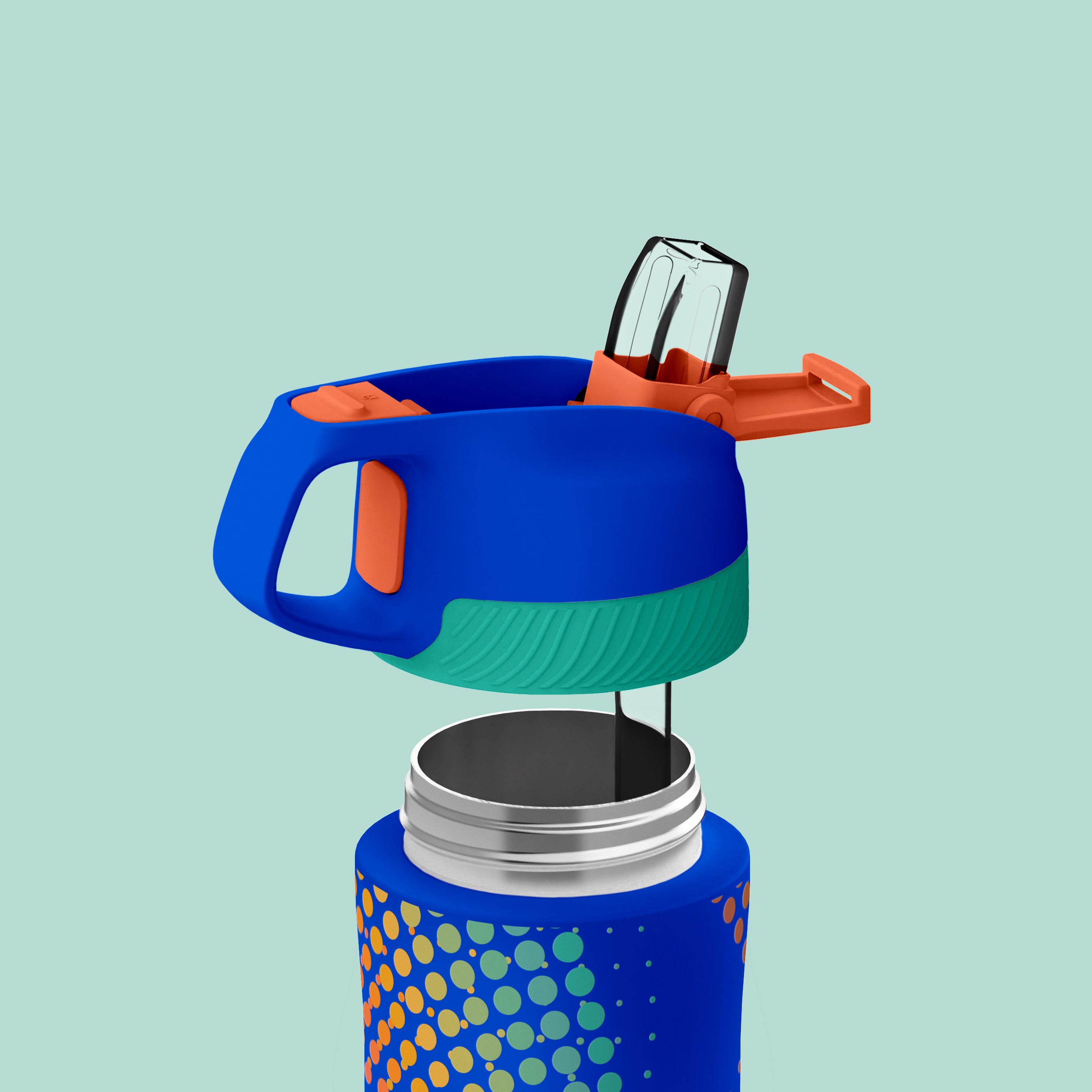 Halftone Vortex 19 oz Water Bottle