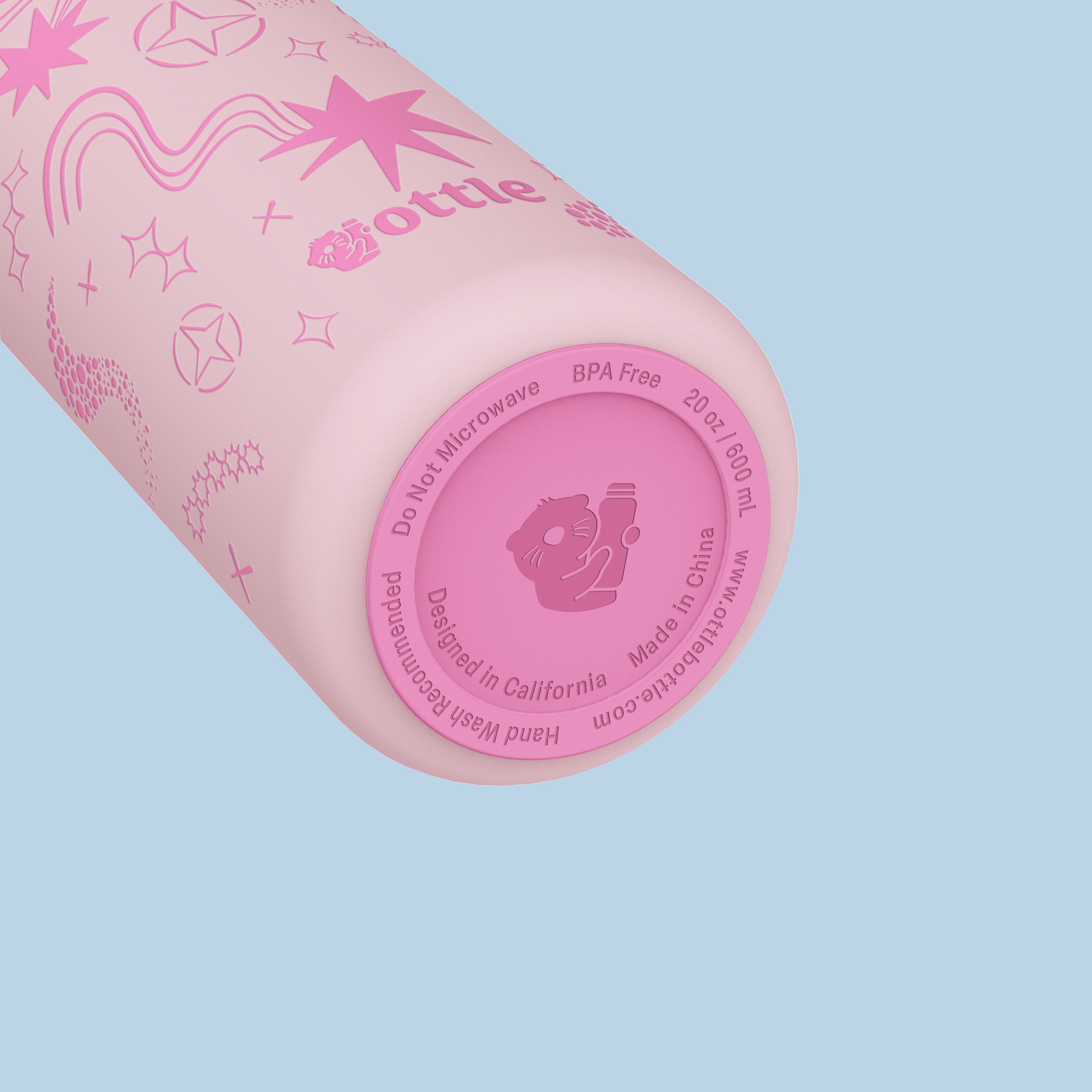 Sunburst Wiggle 20 oz Water Bottle