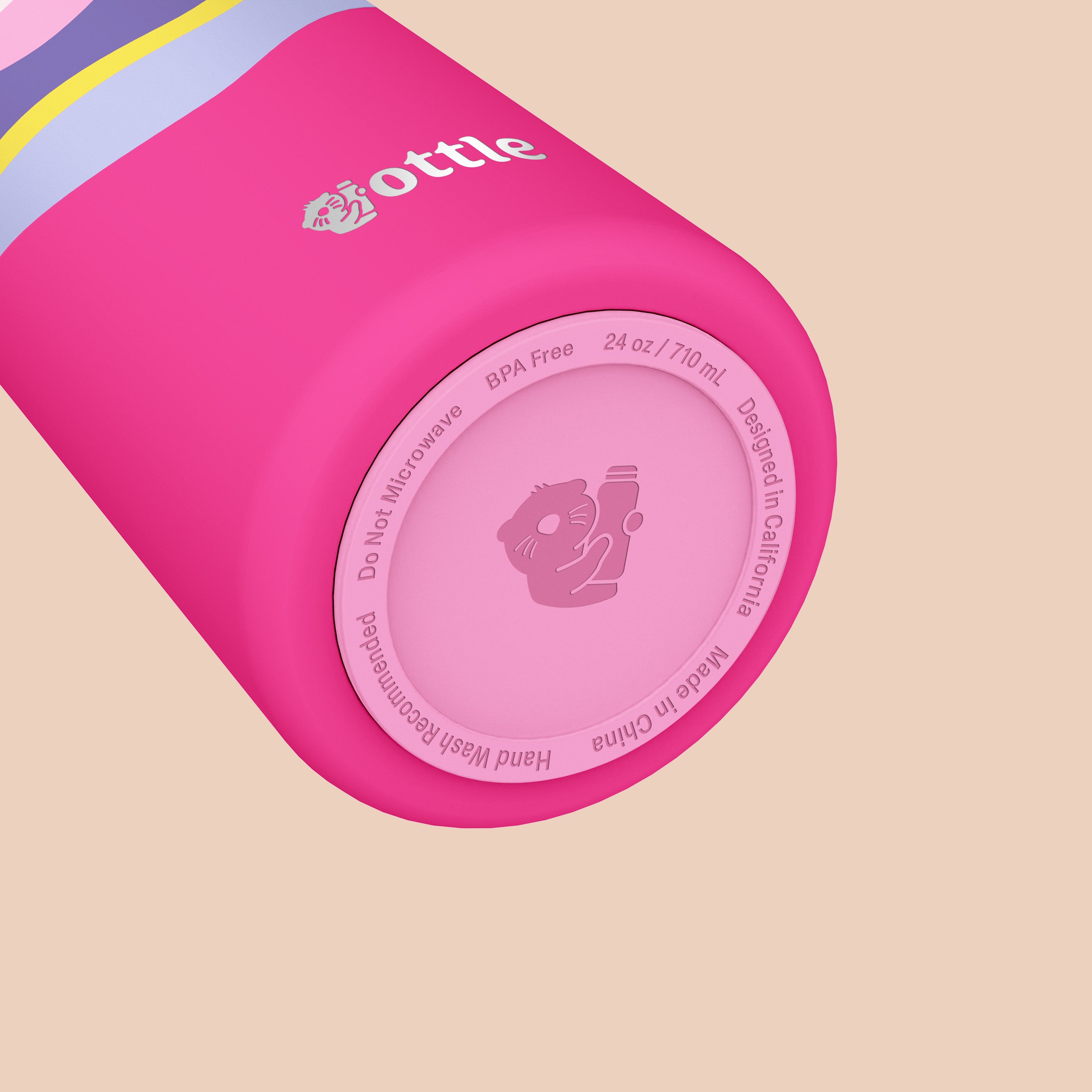 Classic Wave 24 oz Water Bottle