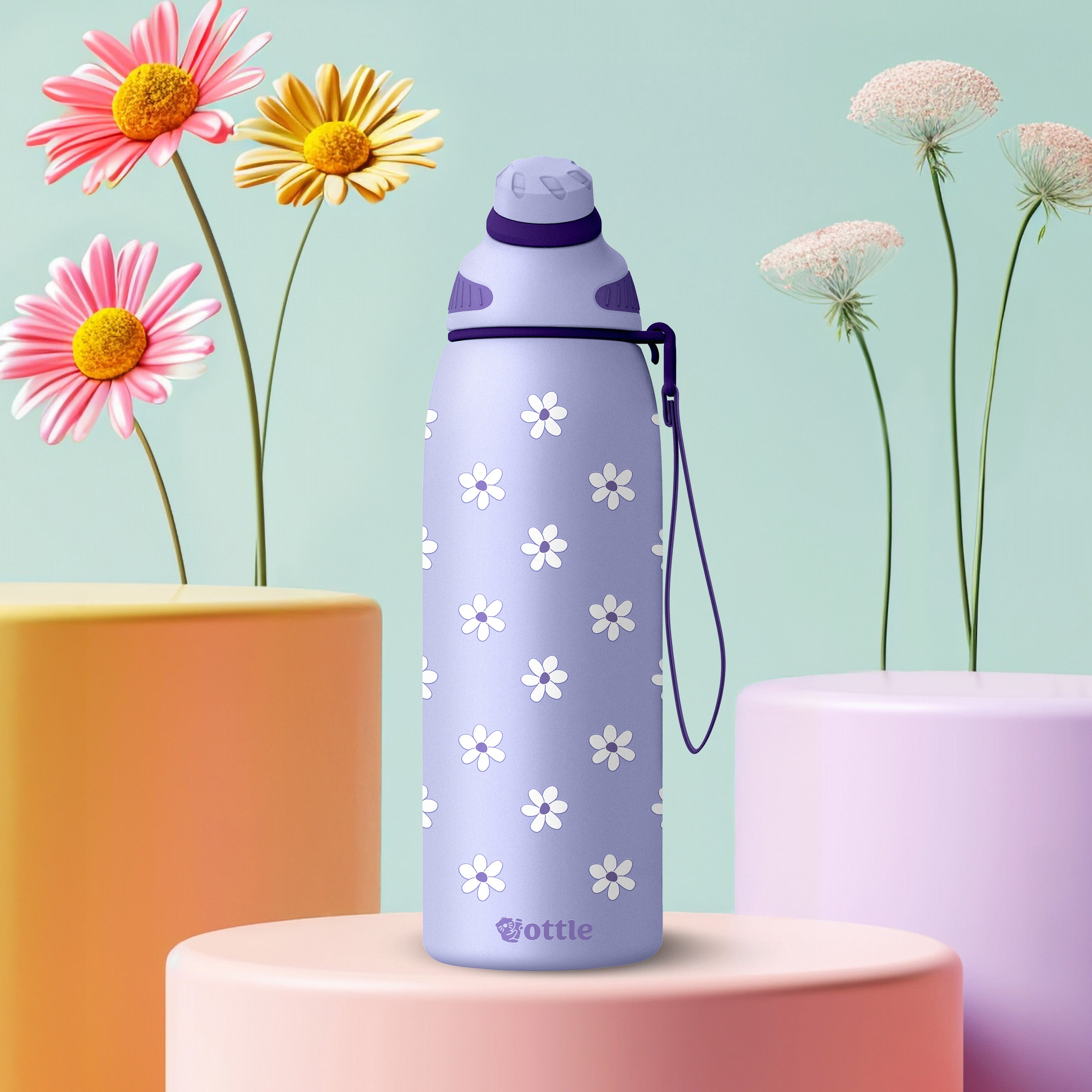 Daisy Love 34 oz Water Bottle