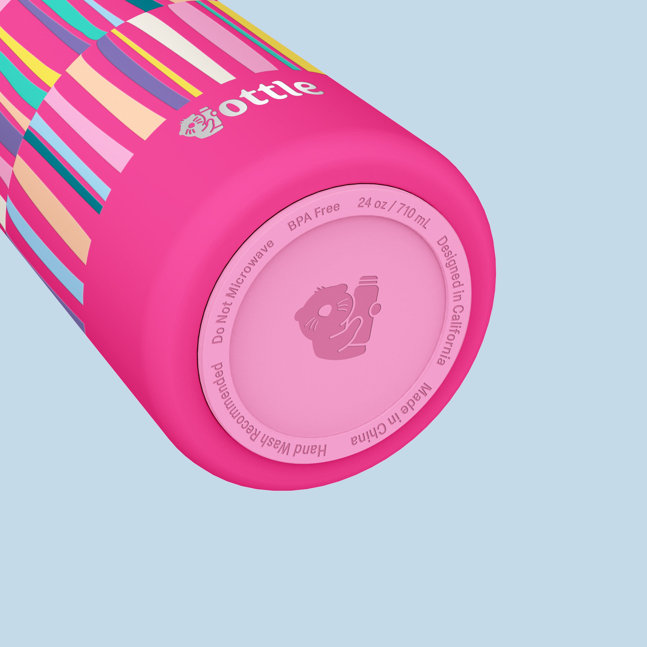 Candy Stripes Allover 24 oz Water Bottle